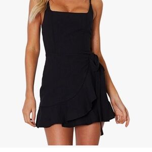Elegant Black Sleeveless Dress